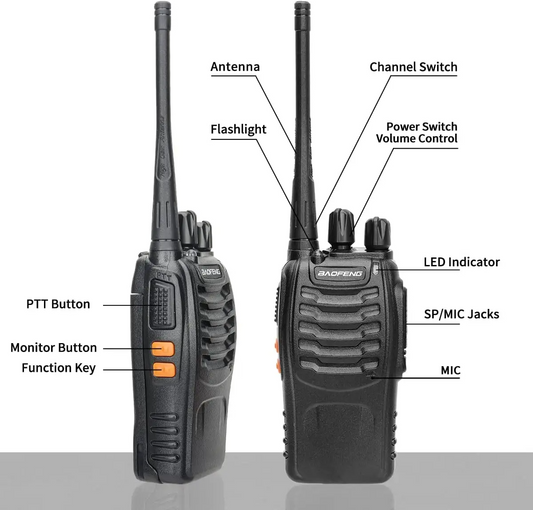 RADIO WALKIE TALKIE X2